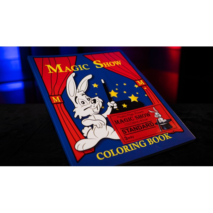 MAGIC SHOW Coloring Book STANDARD SET (3 way) by Murphy's Magic