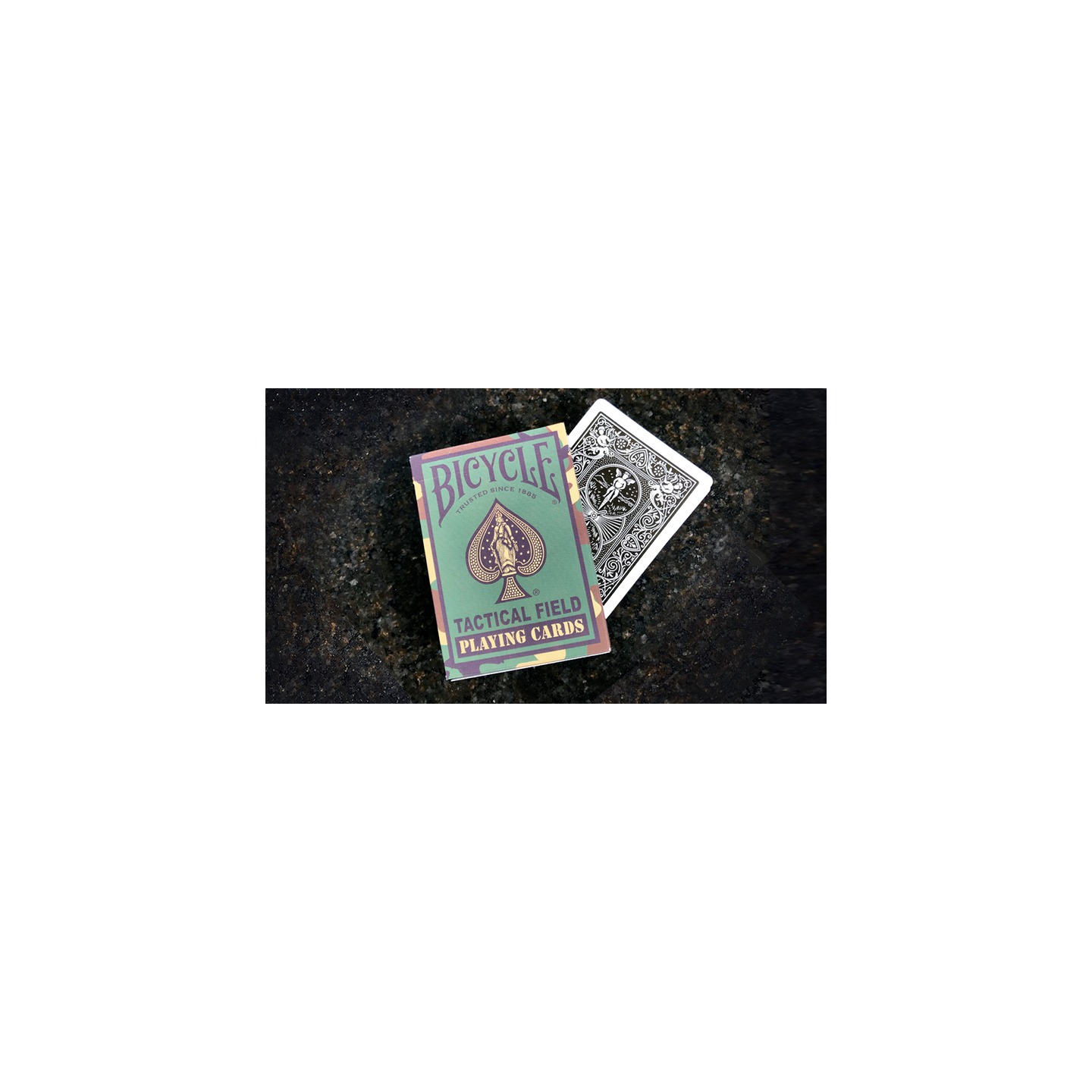 Bicycle Tactical Field Green Camo/Brown Camo (6 Decks) by US Playing Card Co