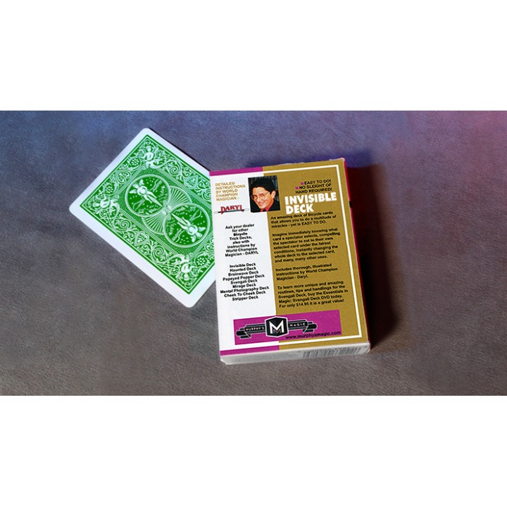 Invisible Deck Bicycle (Green)