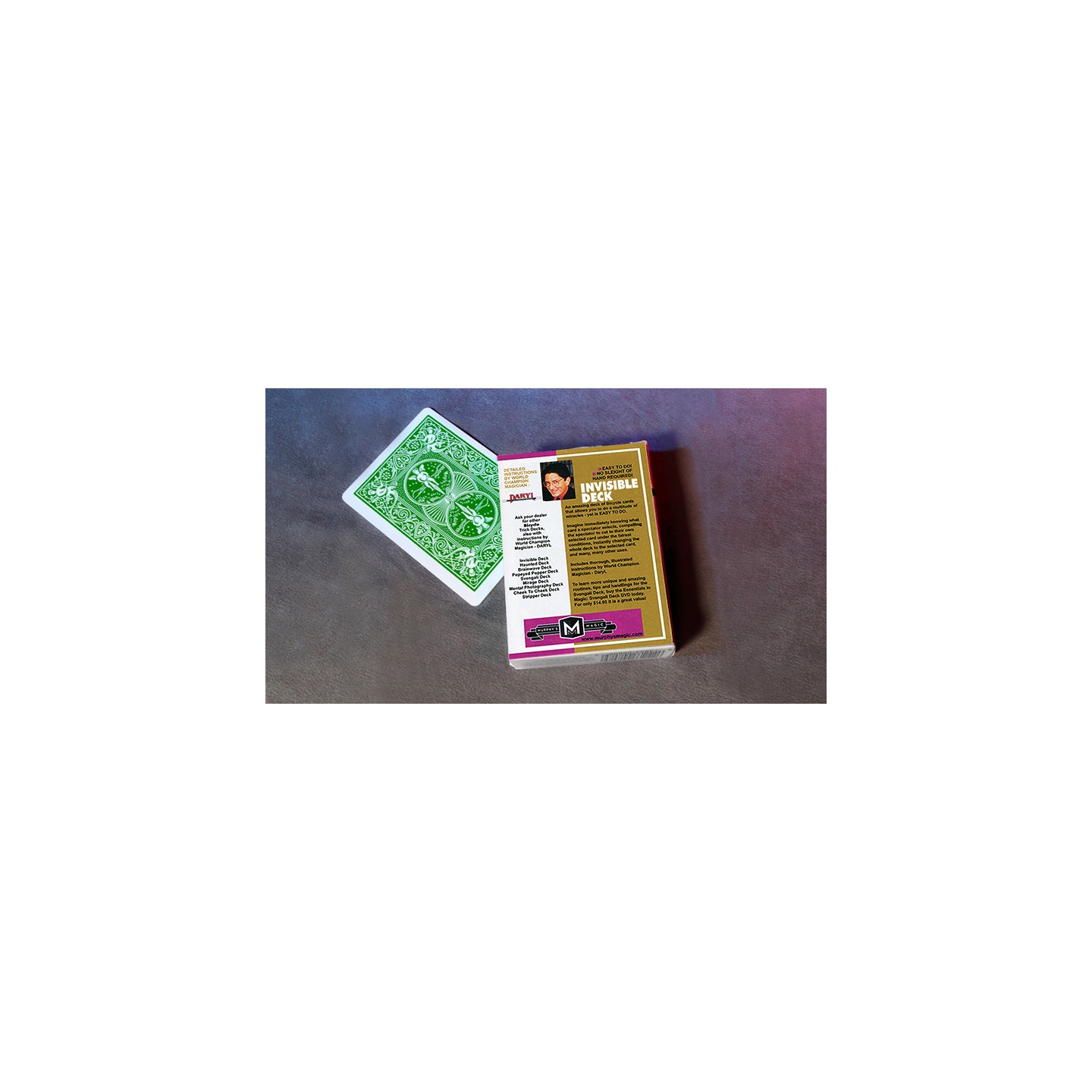 Invisible Deck Bicycle (Green)