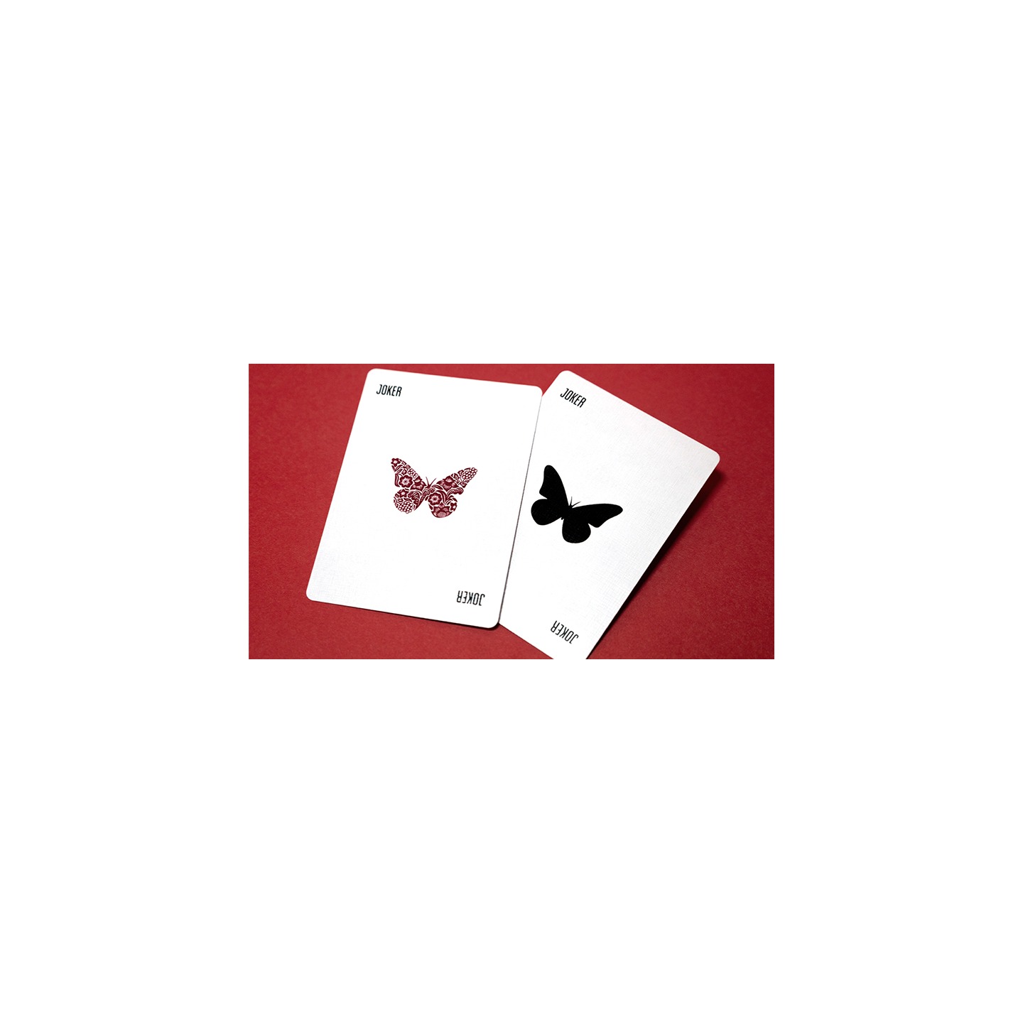 Butterfly Worker Marked Playing Cards (Red) by Ondrej Psenicka