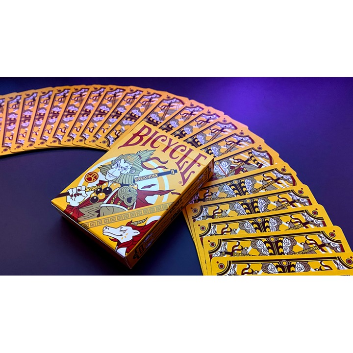 Bicycle Wukong Rebellion (Yellow) Playing Cards