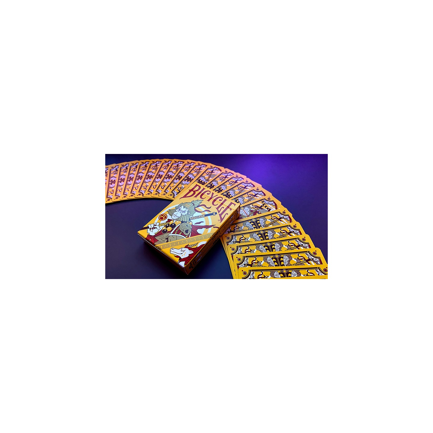Bicycle Wukong Rebellion (Yellow) Playing Cards