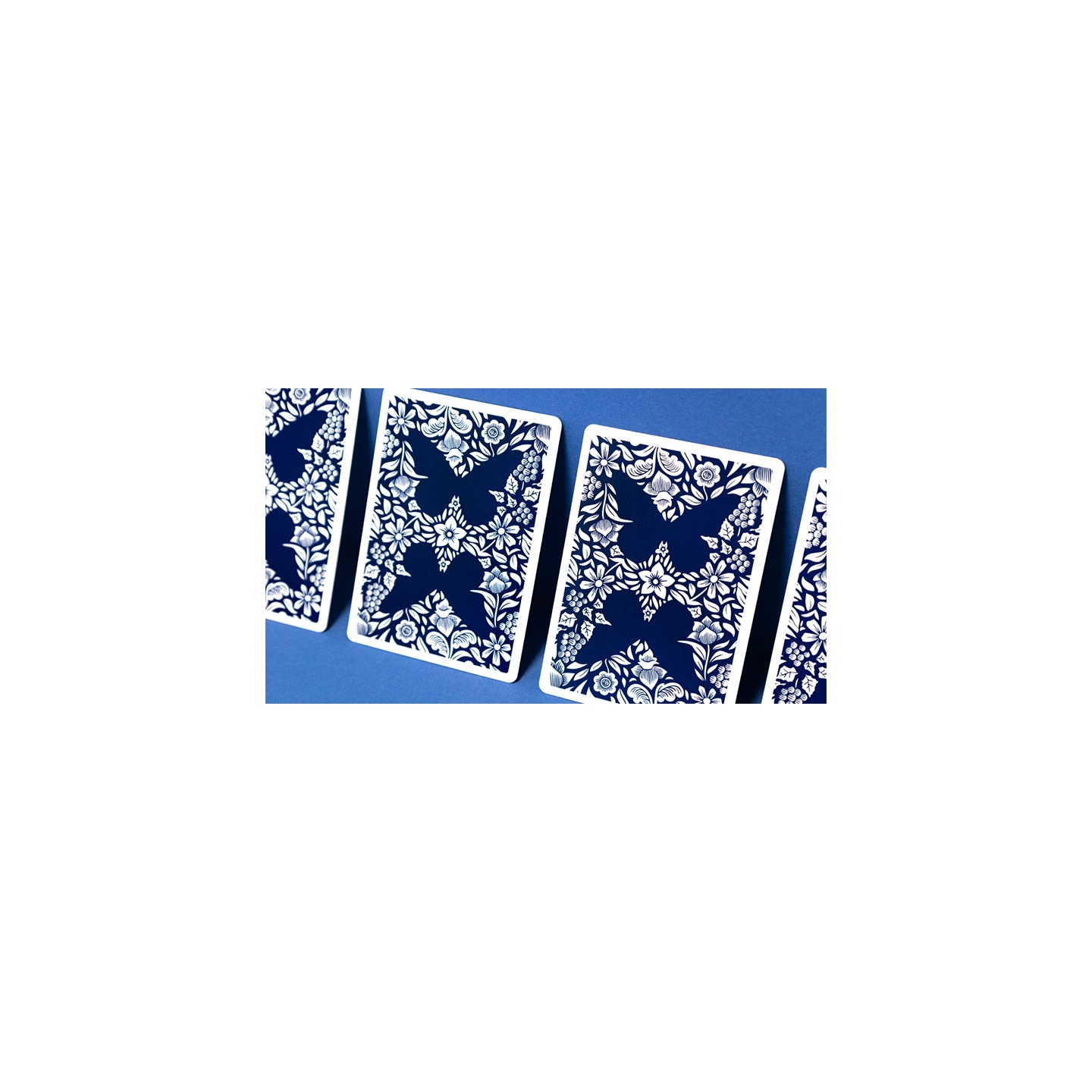 Butterfly Worker Marked V2 Playing Cards (Blue) by Ondrej Psenicka