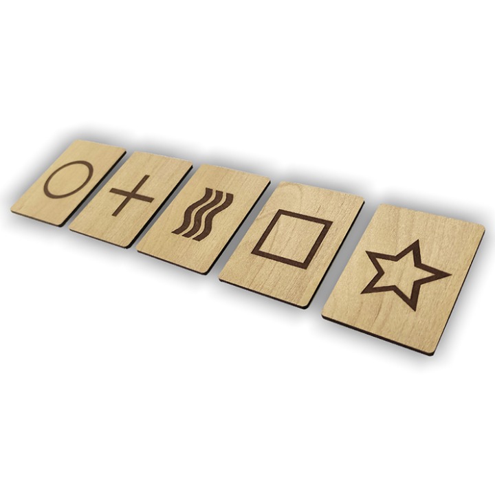 Wooden ESP Cards by Joker Magic