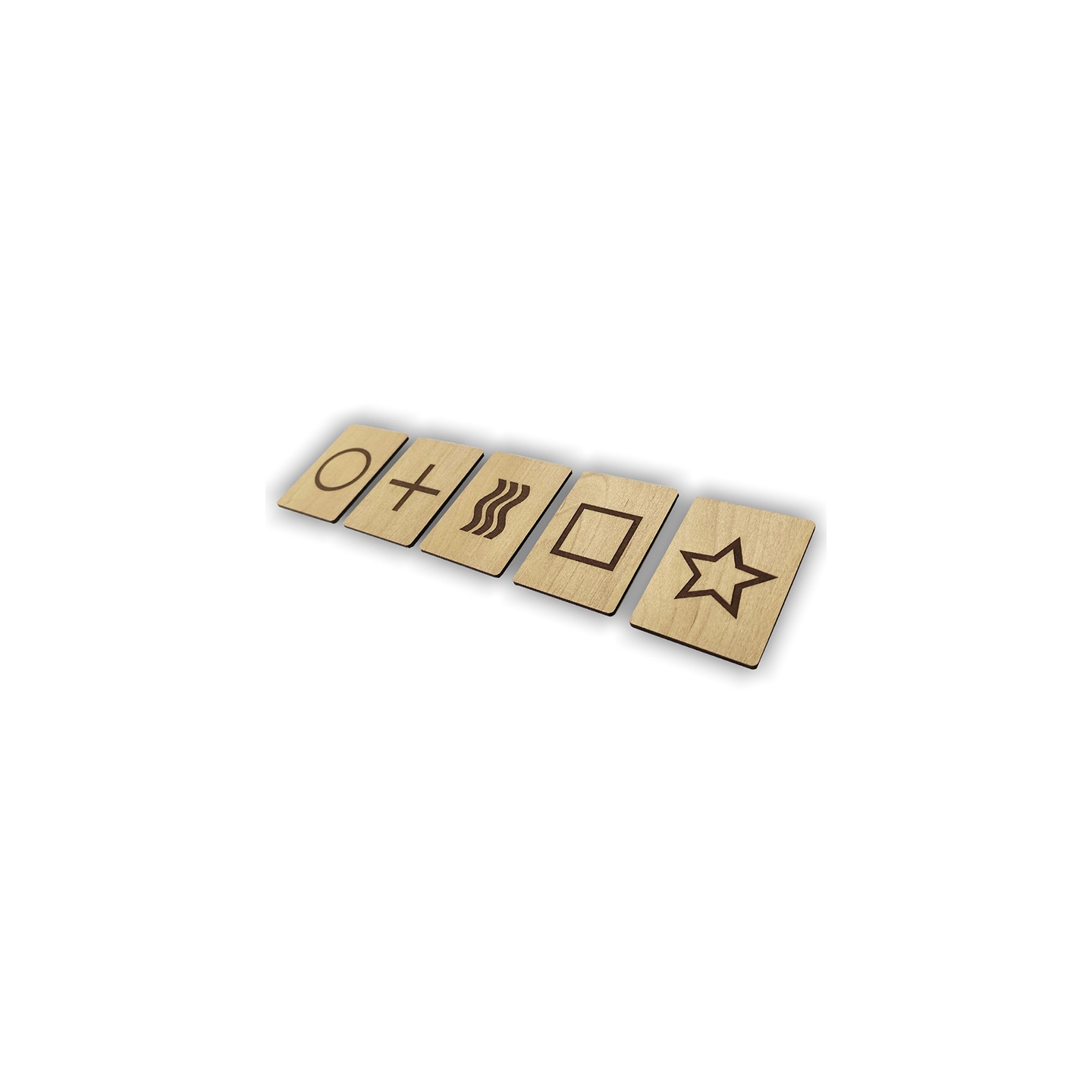 Wooden ESP Cards by Joker Magic