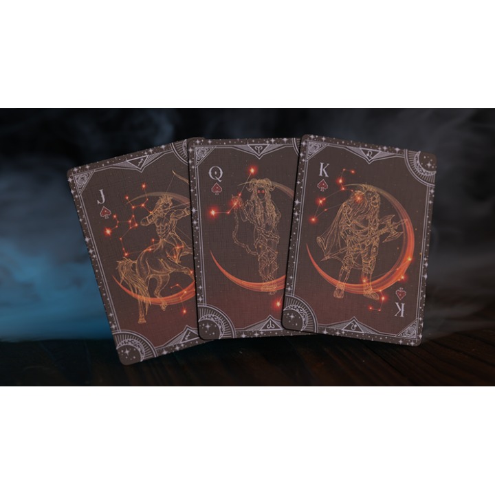 Warriors of the Stars: Zodiac Playing Cards (Night Blue) by Blue Moon Co.