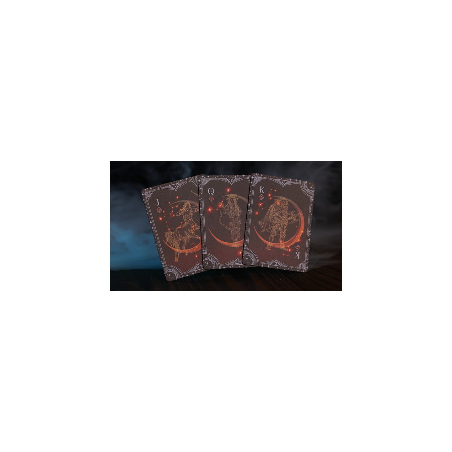 Warriors of the Stars: Zodiac Playing Cards (Night Blue) by Blue Moon Co.