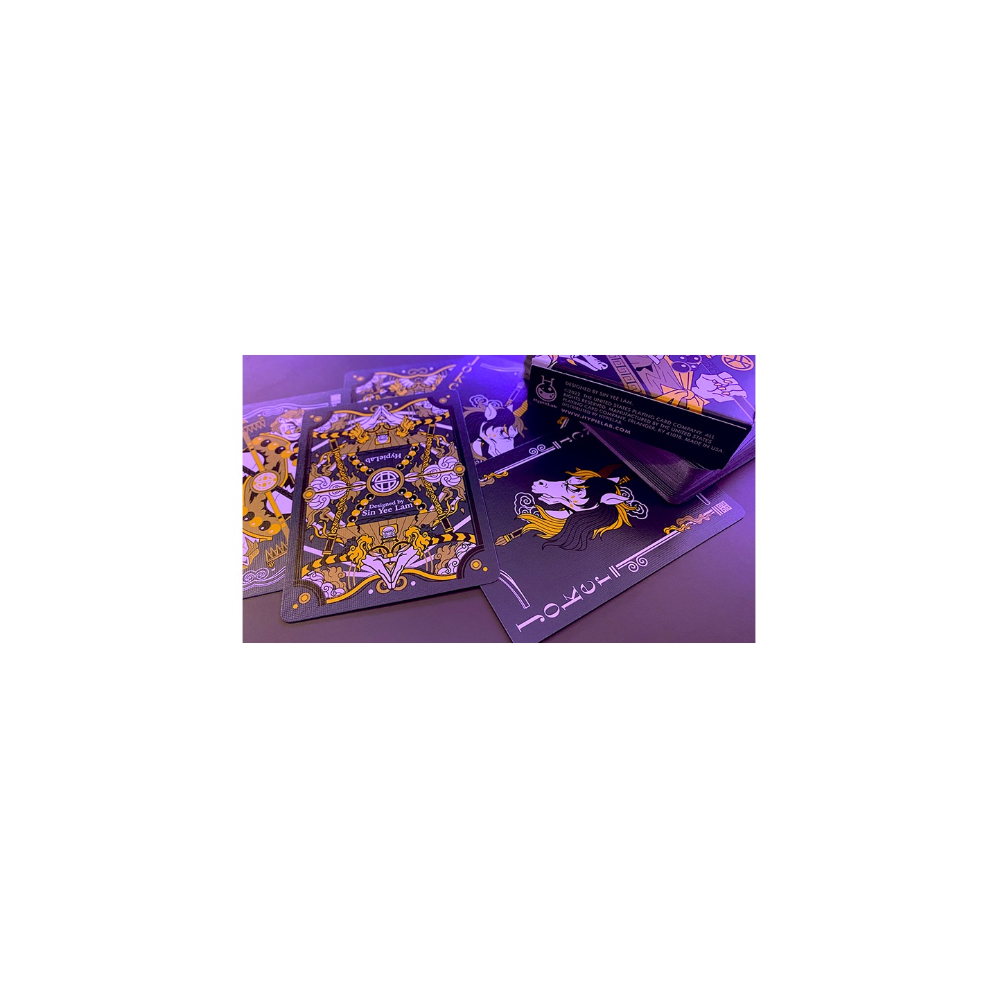Bicycle Wukong Destruction (Grey) Playing Cards