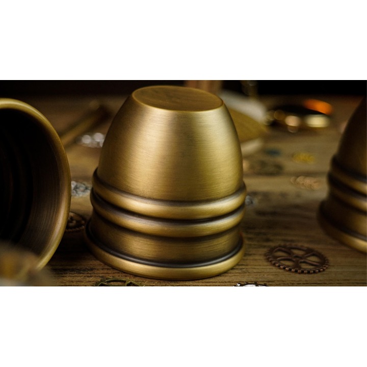 Artistic Chop cup and balls (Brass) by TCC