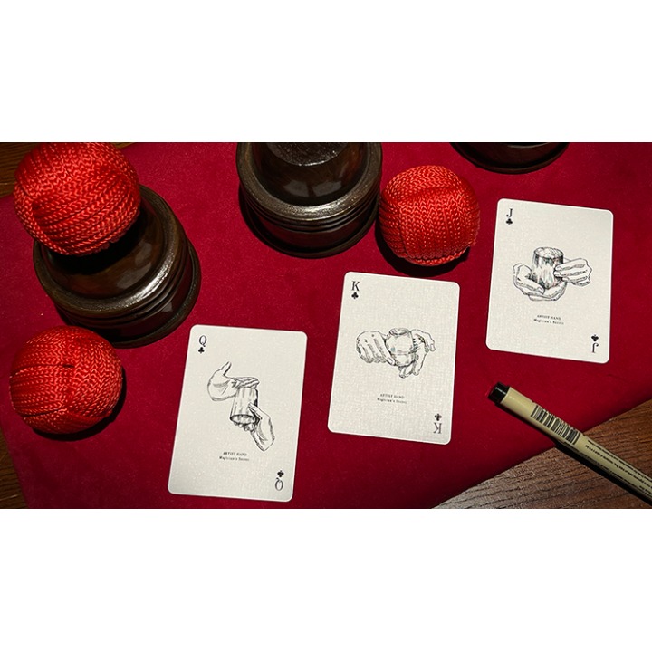 Artist Hand Playing Cards