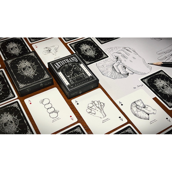 Artist Hand Playing Cards