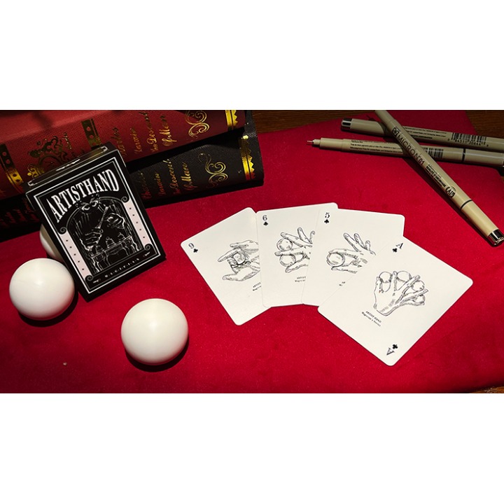 Artist Hand Playing Cards
