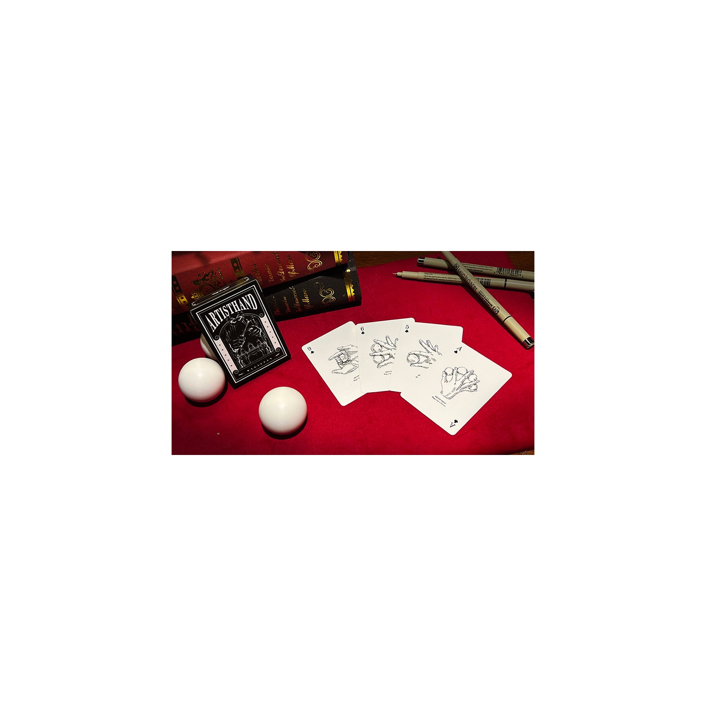Artist Hand Playing Cards