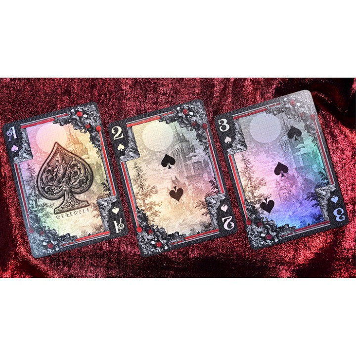Trinity of Night - Werewolf HOLO Playing Cards by Evokad