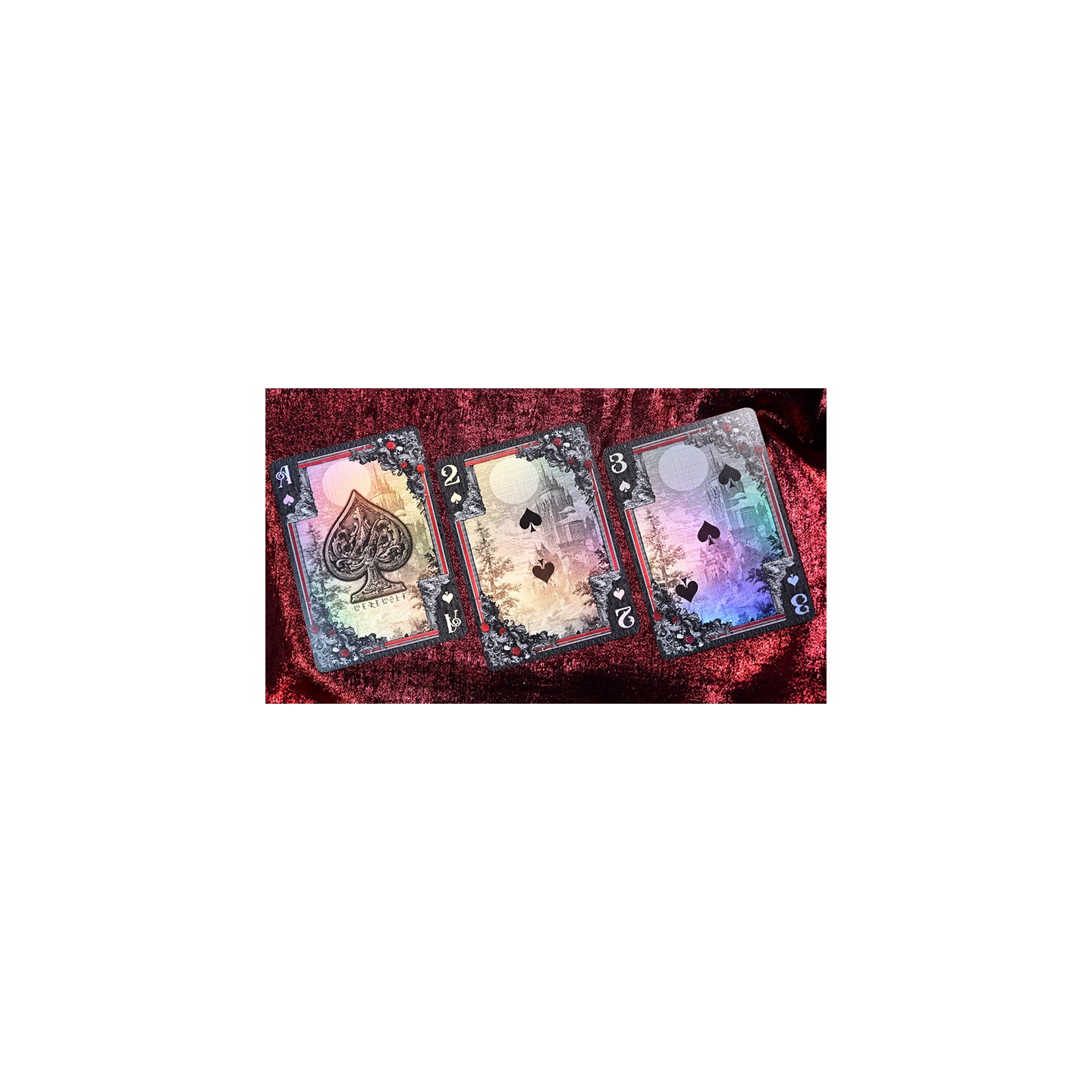Trinity of Night - Werewolf HOLO Playing Cards by Evokad