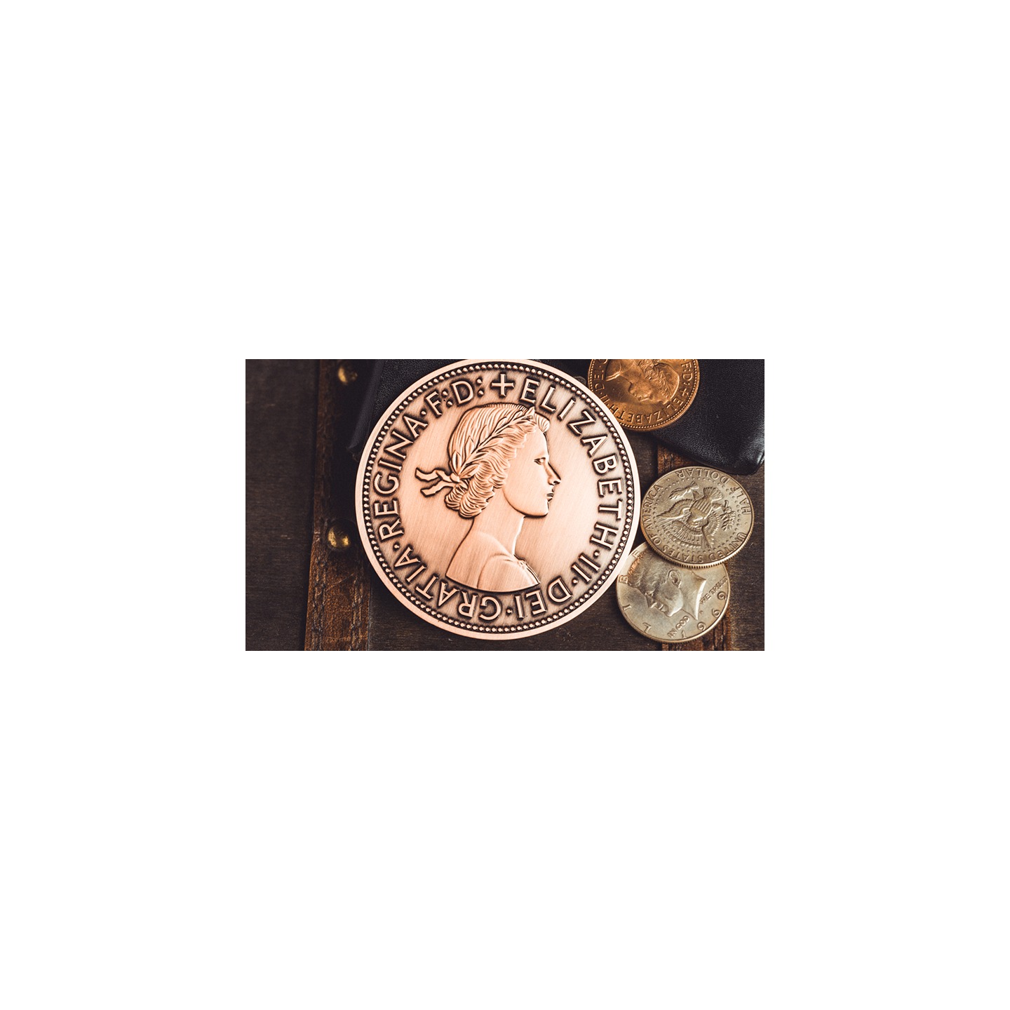 Bacon Jumbo Coin (English Penny) by Bacon Magic