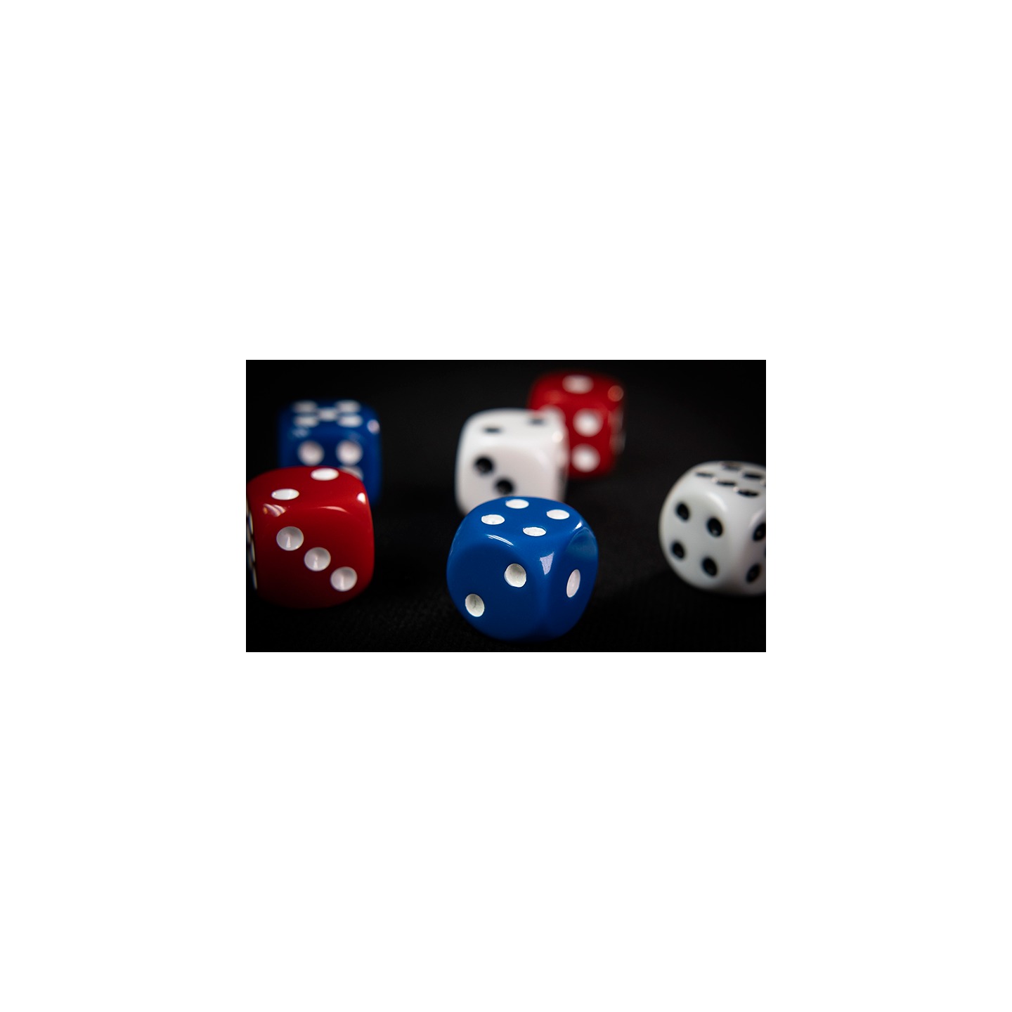 NON GIMMICKED DICE 6 PACK/MIXED by Tony Anverdi