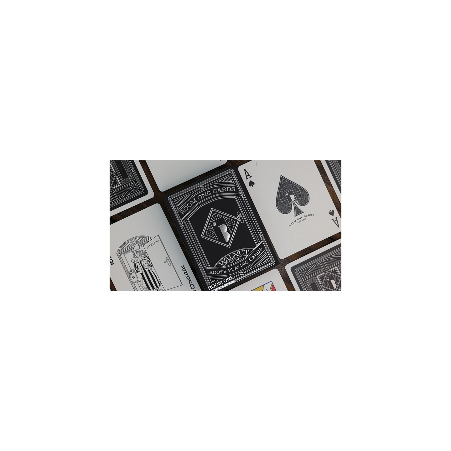 Roots Playing Cards (Walnut) by Room One
