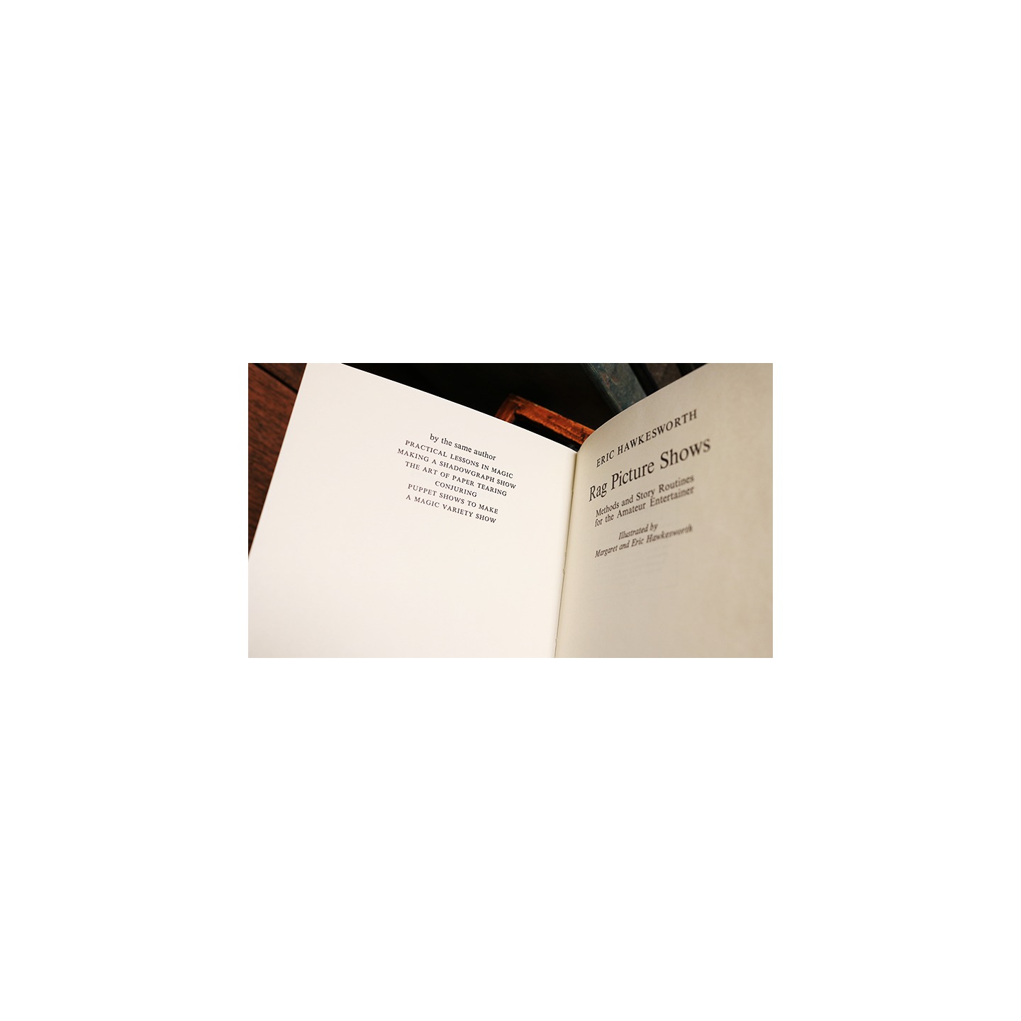 Rag Picture Shows (Limited/Out of Print) by Eric Hawkesworth - Book
