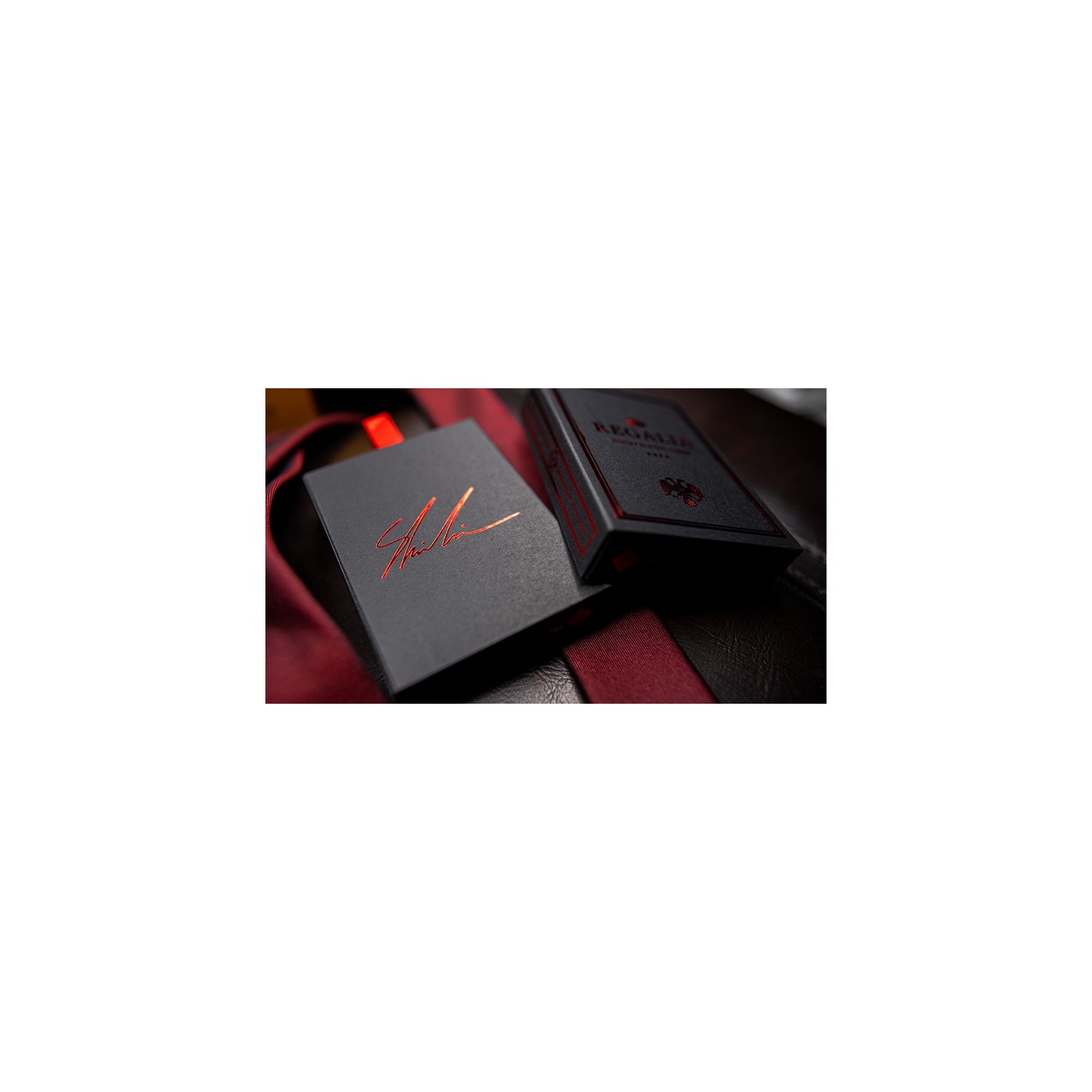 Regalia Red Playing Cards (Signature Edition) by Shin Lim