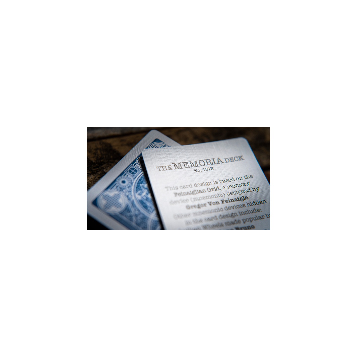 Memoria Deck (Feinaiglian Grid) Playing Cards