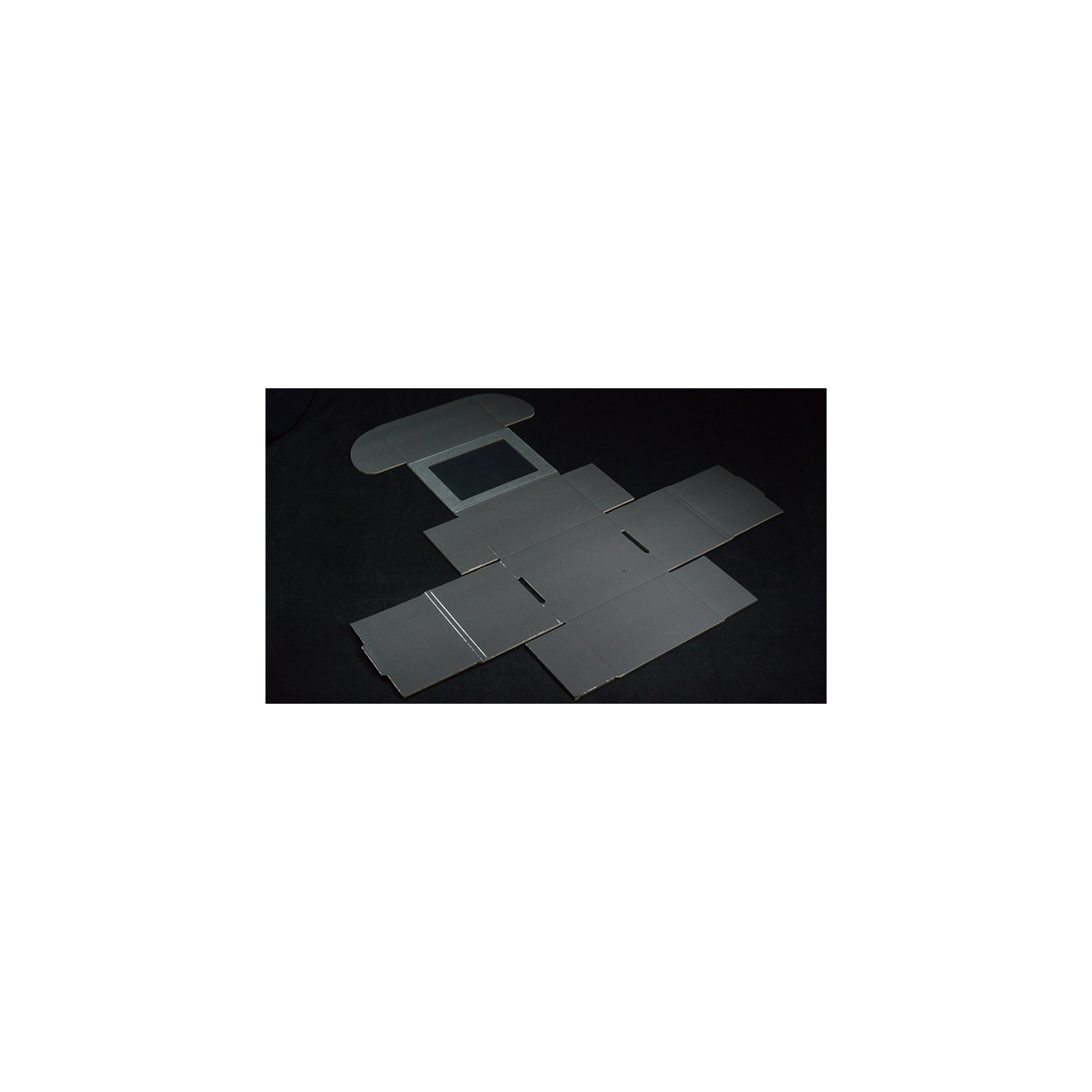 Carat XCHB Cardboard Half-Brick Box with Viewing Window