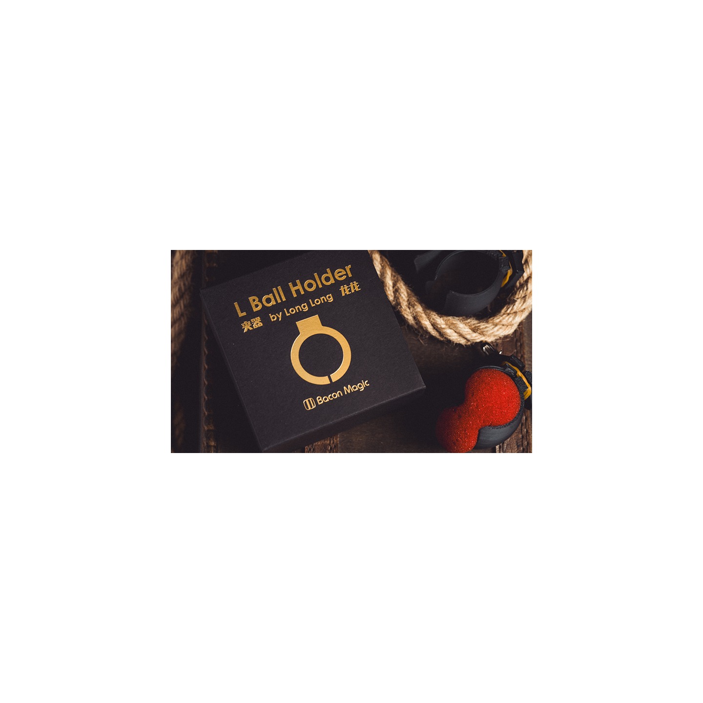 L Holder (Single Ball) by Long Long & Bacon Magic