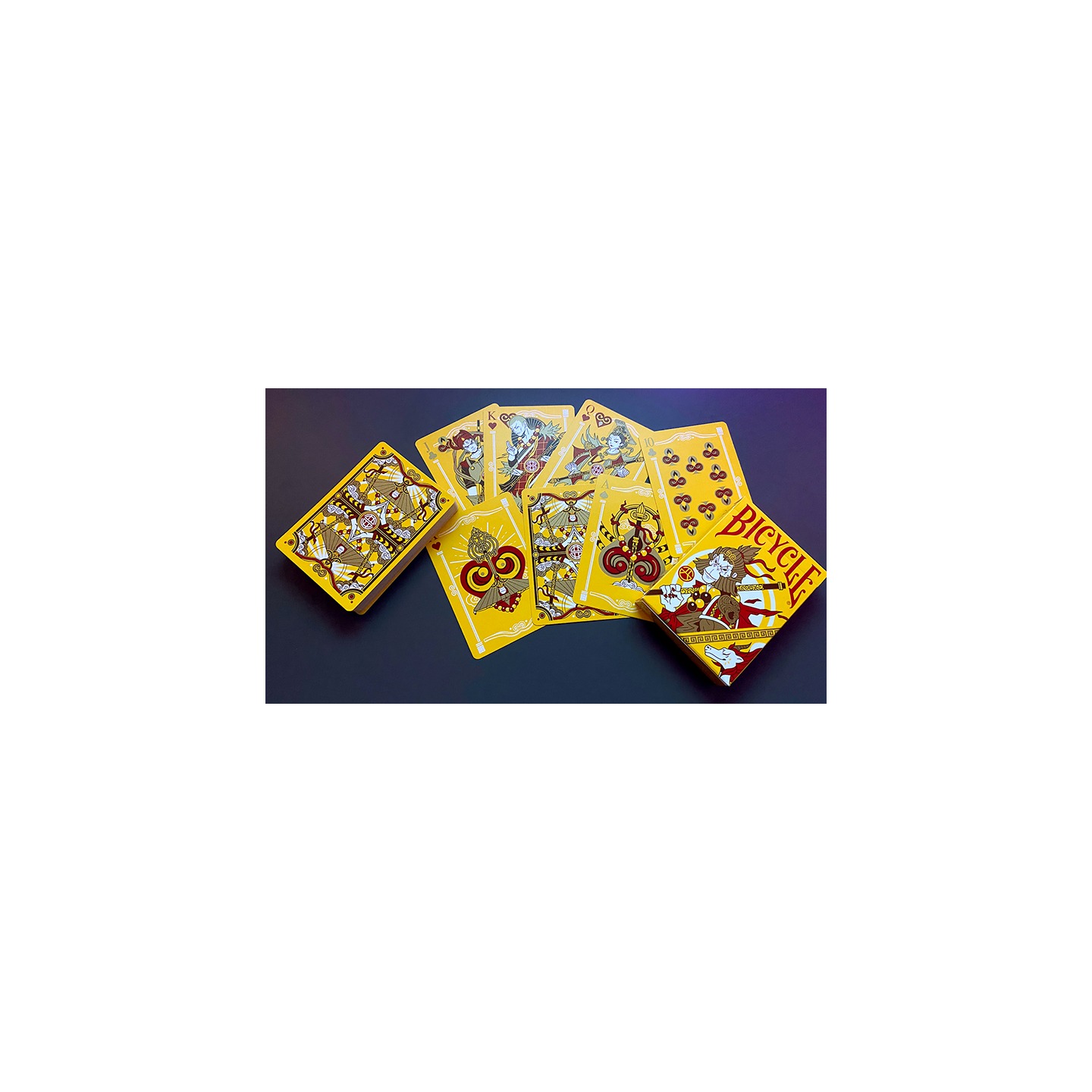 Bicycle Wukong Rebellion (Yellow) Playing Cards