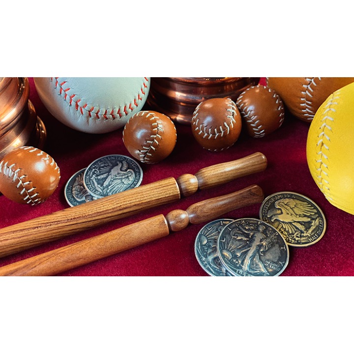 Wooden wand PRO (Bold Brown) by Harry He & Bacon Magic