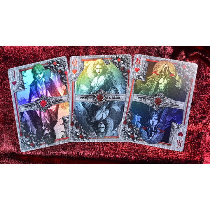 Trinity of Night - Vampire HOLO Playing Cards by Evokad