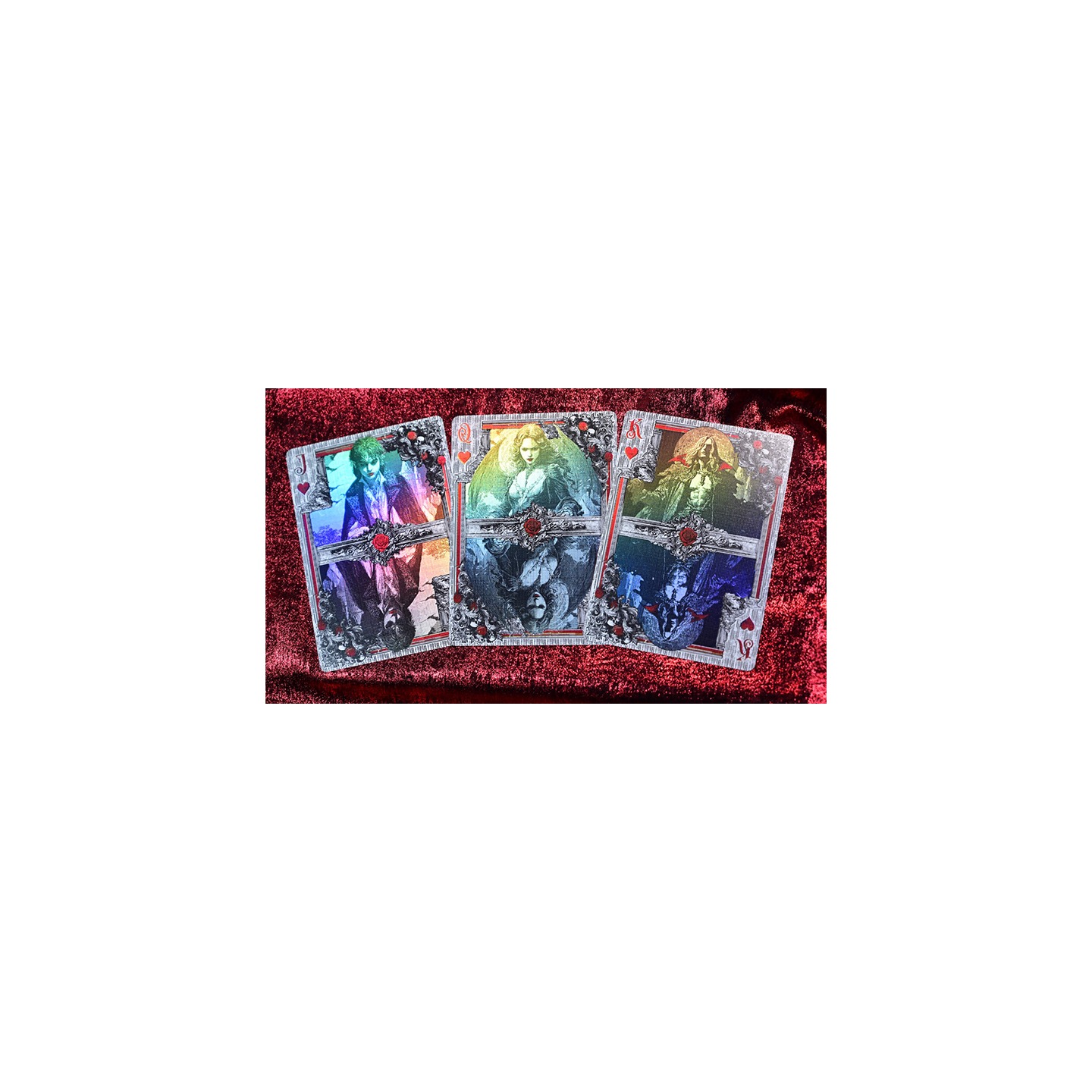Trinity of Night - Vampire HOLO Playing Cards by Evokad