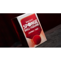 Magic Sponge Ball to Square JUMBO RED by Murphy's Magic