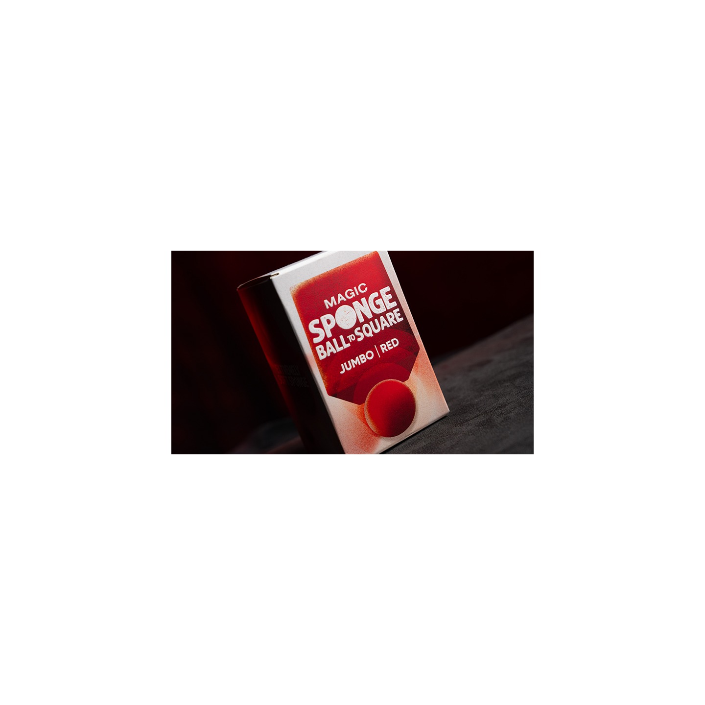 Magic Sponge Ball to Square JUMBO RED by Murphy's Magic