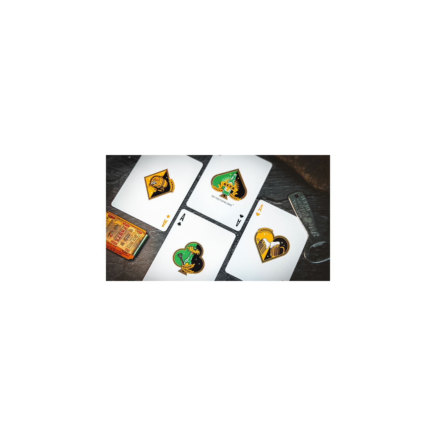 Beer Playing Cards by Fast Food Playing Card Company