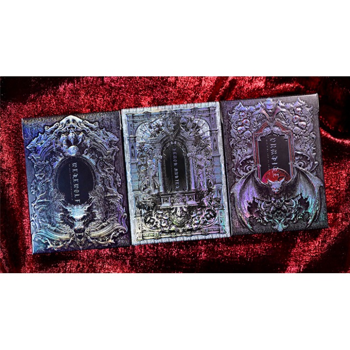 Trinity of Night - Vampire HOLO Playing Cards by Evokad