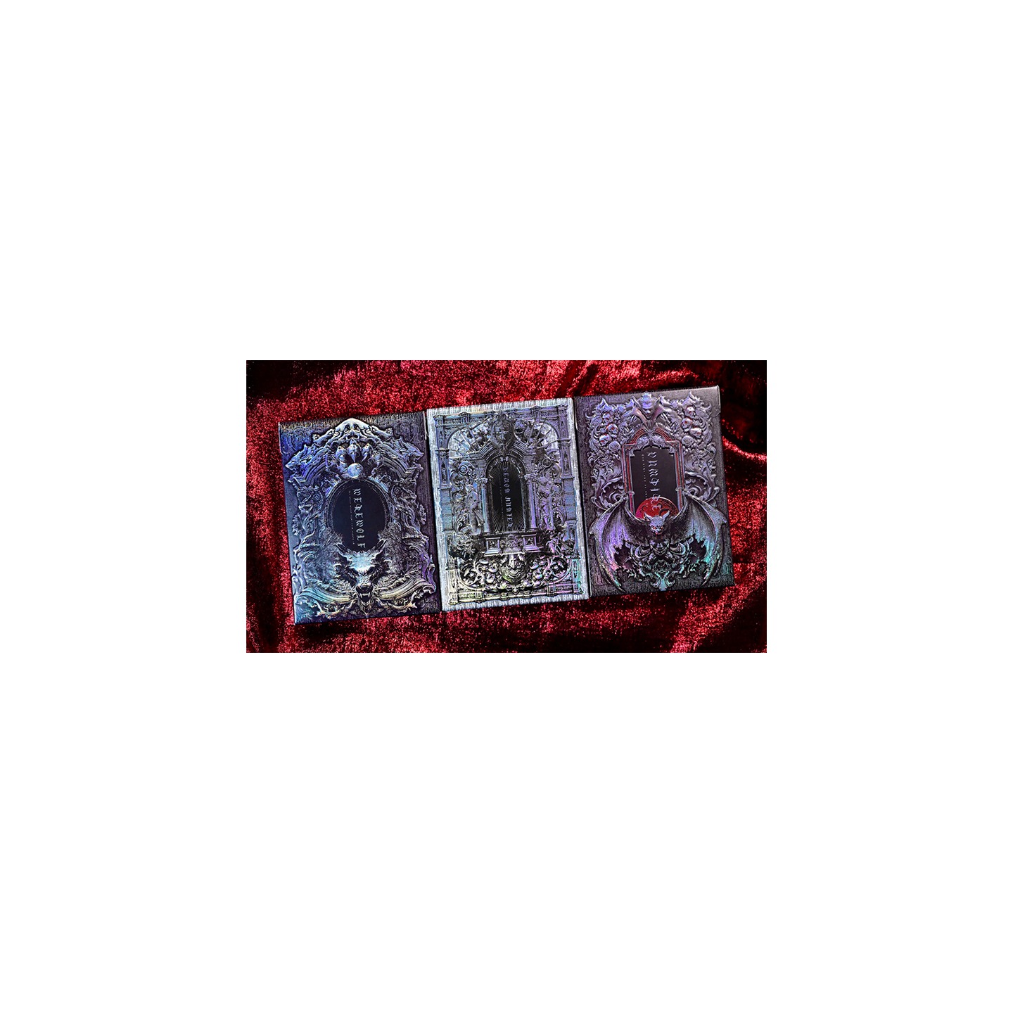 Trinity of Night - Vampire HOLO Playing Cards by Evokad