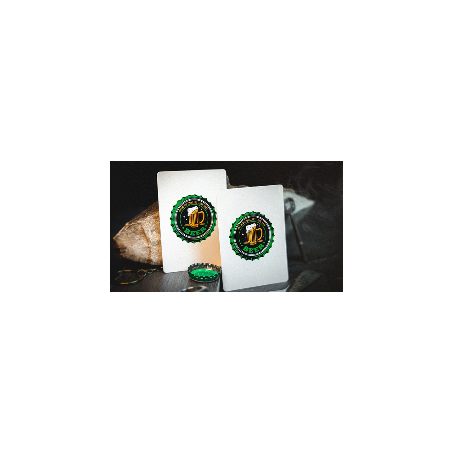 Beer Playing Cards by Fast Food Playing Card Company