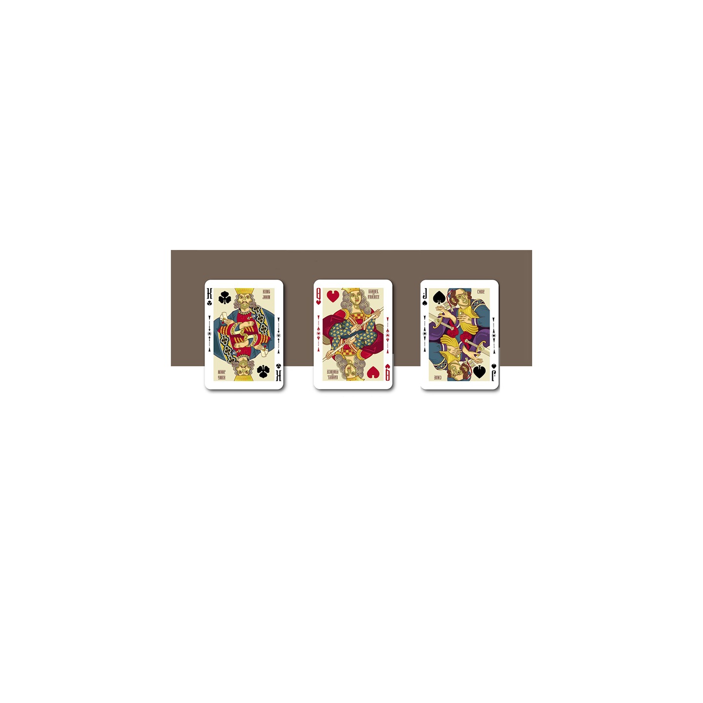 Shakespeare (Black) Playing Cards