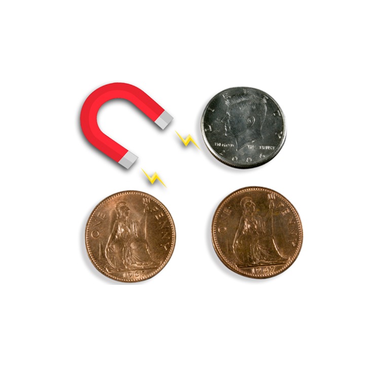 Magnetic Scotch and Soda English Penny by Eagle Coins