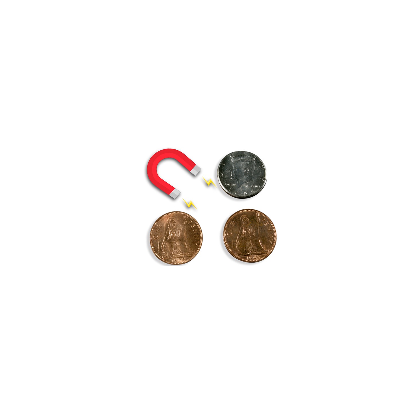 Magnetic Scotch and Soda English Penny by Eagle Coins