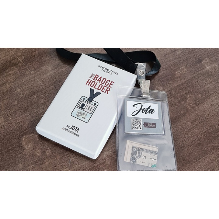BADGE HOLDER (Gimmick and Online Instructions) by JOTA