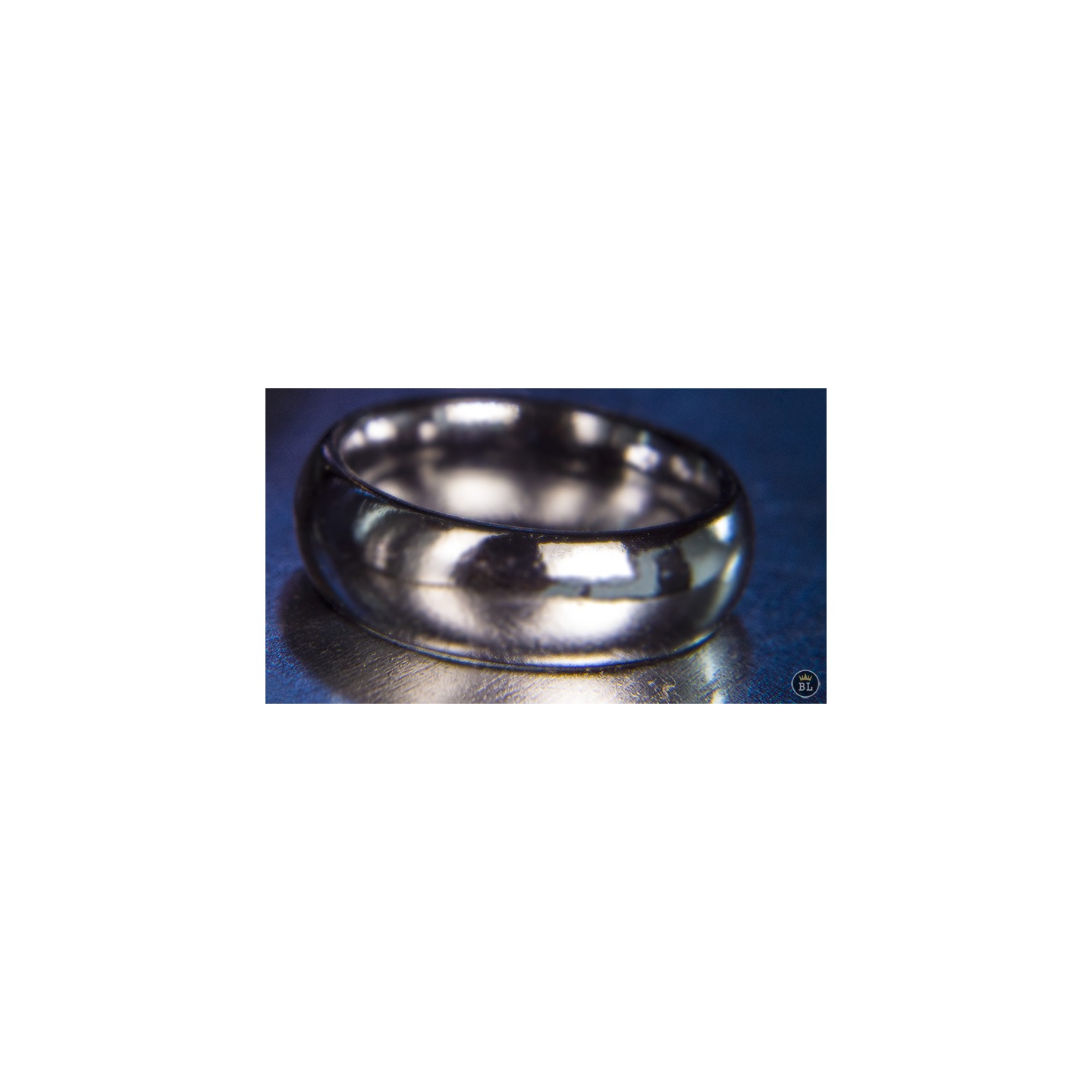 Ash and Ember Silver Curved Size 13 (2 Rings) by Zach Heath