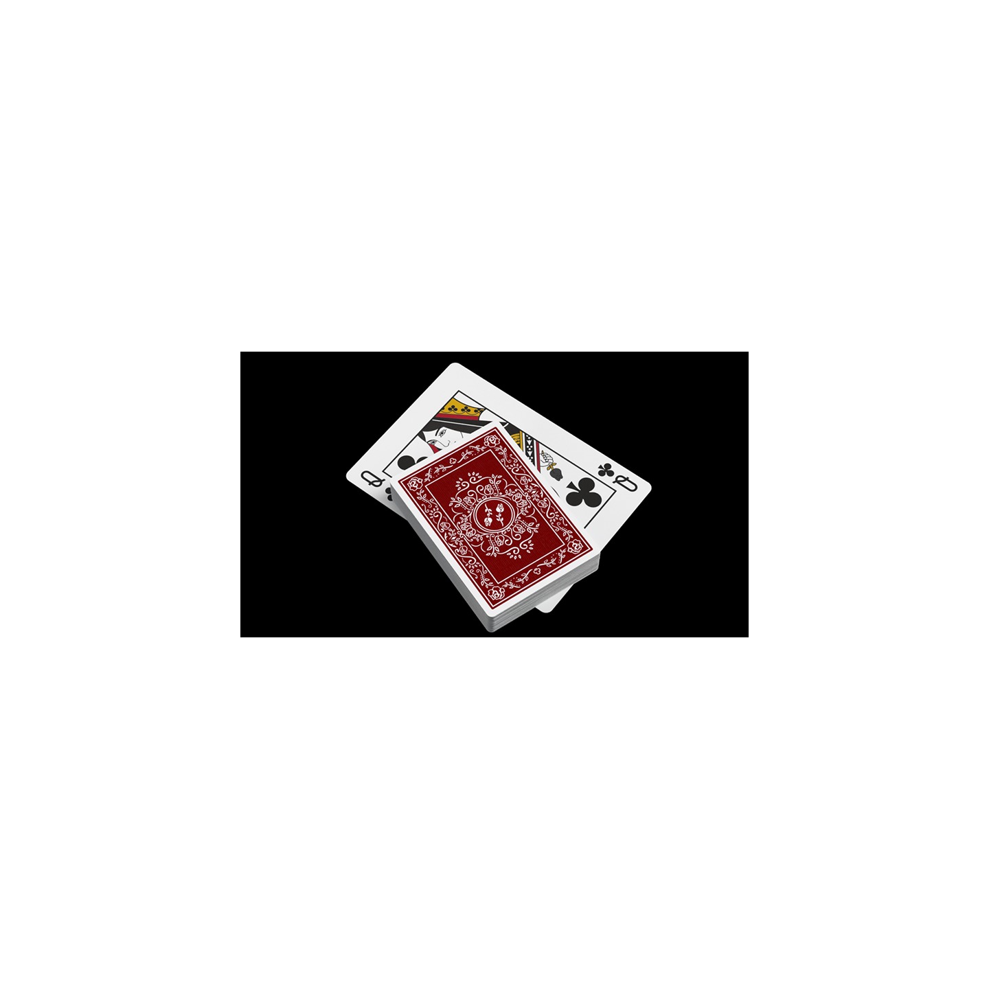 Black Roses Edelrot Mini Playing Cards (Collector's Box)