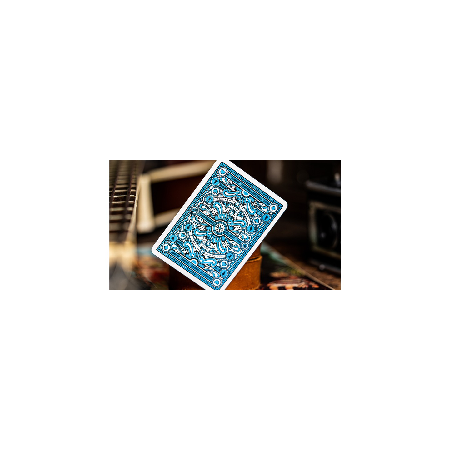 The Beatles (Blue) Playing Cards by theory11