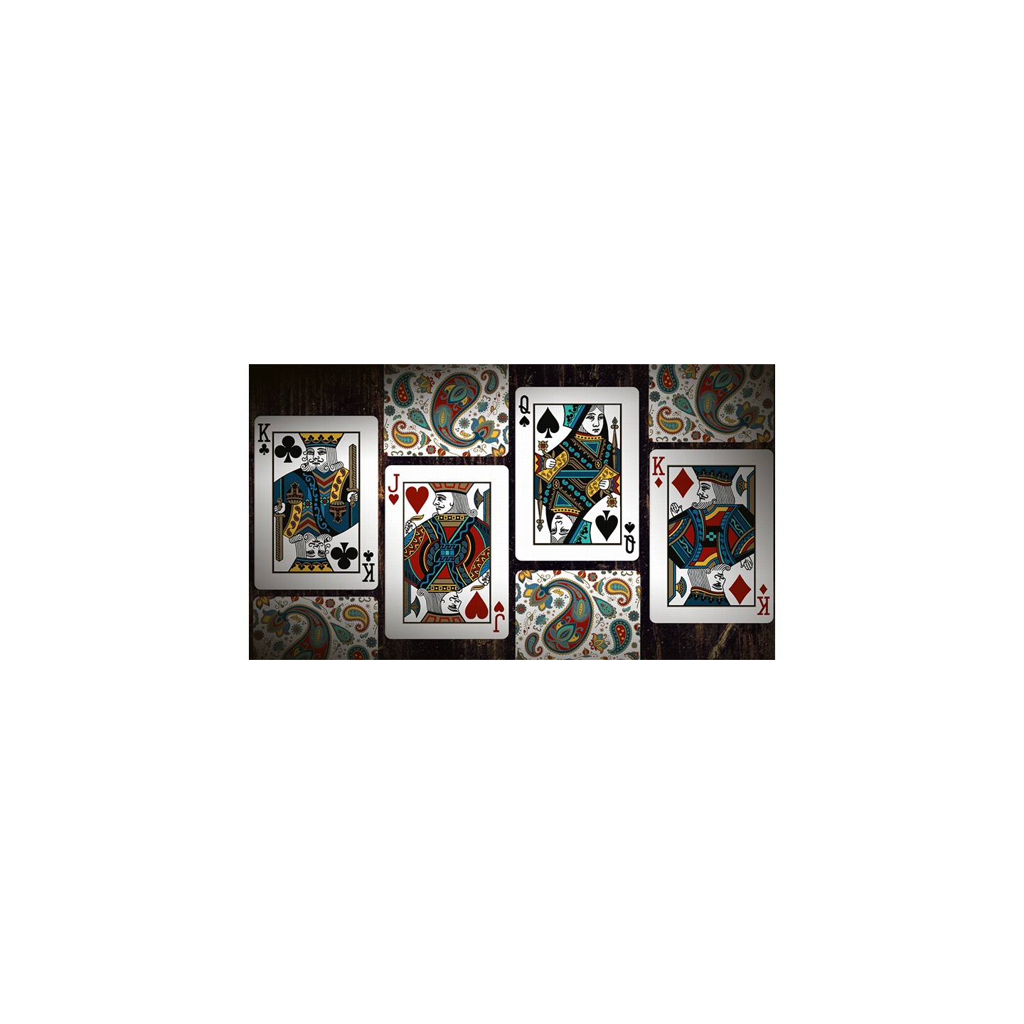 Paisley Poker Mini Playing Cards by Dutch Card House Company