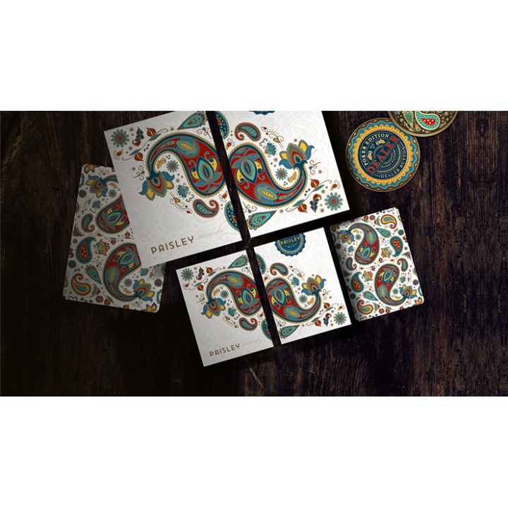 Paisley Poker Mini Playing Cards by Dutch Card House Company