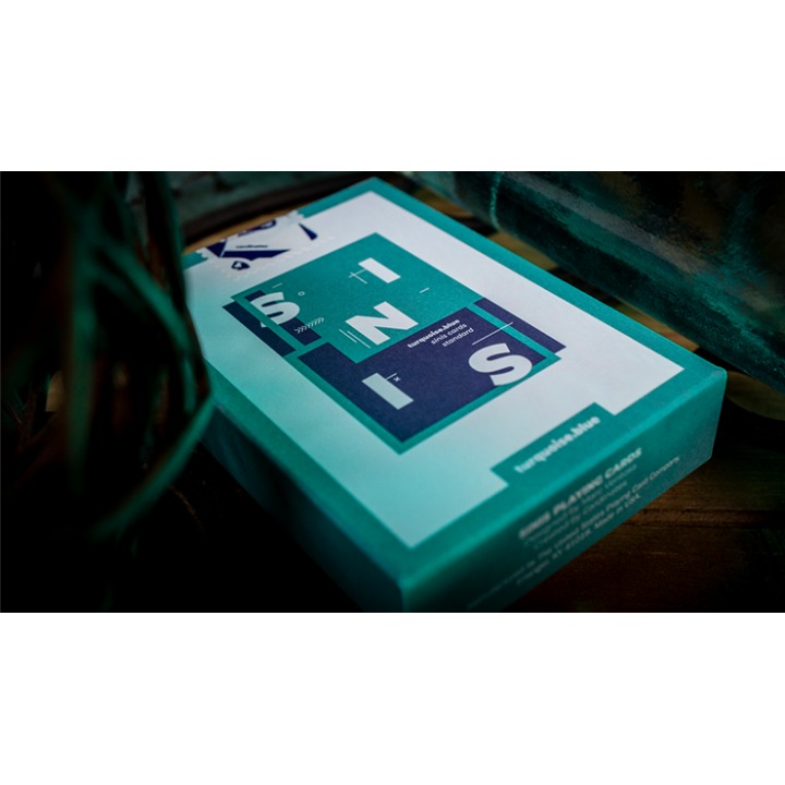 Sinis (Turquoise) Playing Cards by Marc Ventosa