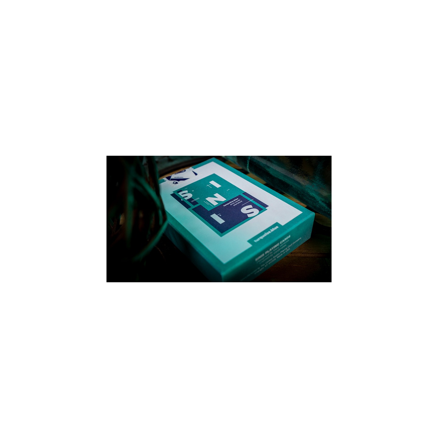 Sinis (Turquoise) Playing Cards by Marc Ventosa
