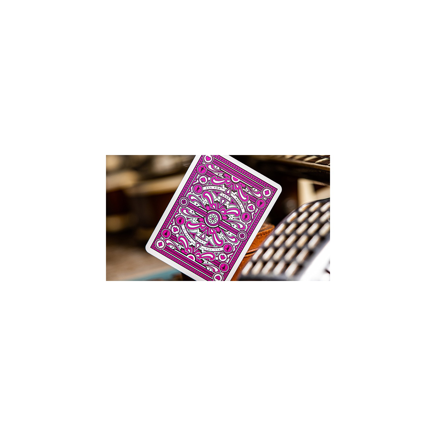 The Beatles (Pink) Playing Cards by theory11
